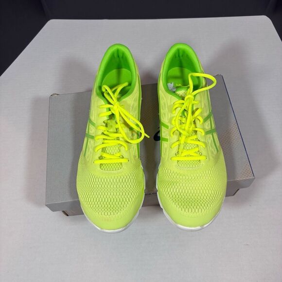 Asics 33-DFA 2 Running Shoe in sharp green/ jasmine green/flash NIB SIZE 12 - Picture 5 of 15